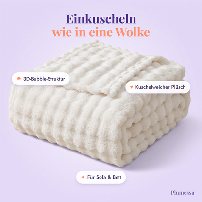 Die Marshmallow-Decke mit 3D-Bubble-Struktur