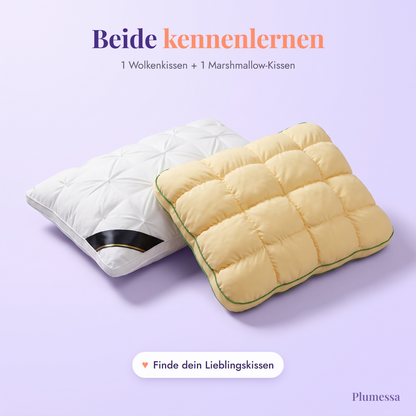 Kennenlern-Duo aus Wolkenkissen und Marshmallow-Kissen