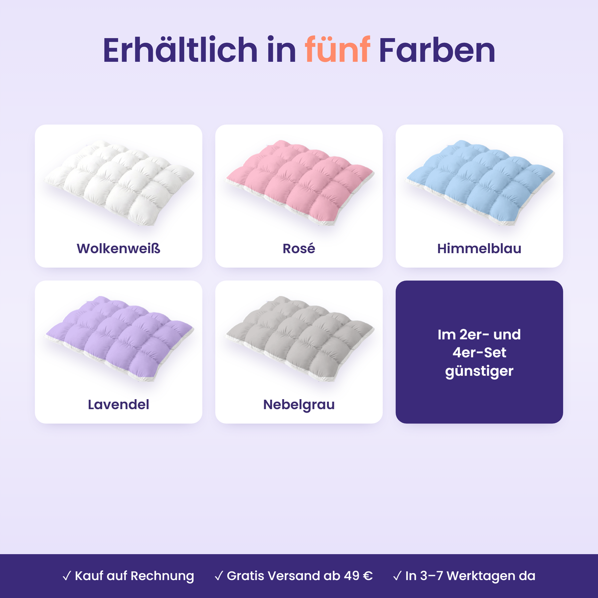 Marshmallow-Kissen
