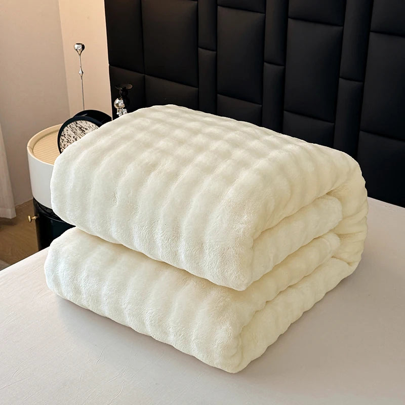 Marshmallow-Decke in Wolkenweiß